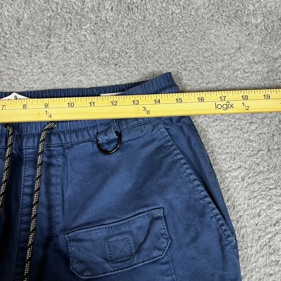 PacSun Cargo Pants Mens Small Blue Excellent Drawstring Utility Trousers - Picture 5 of 8